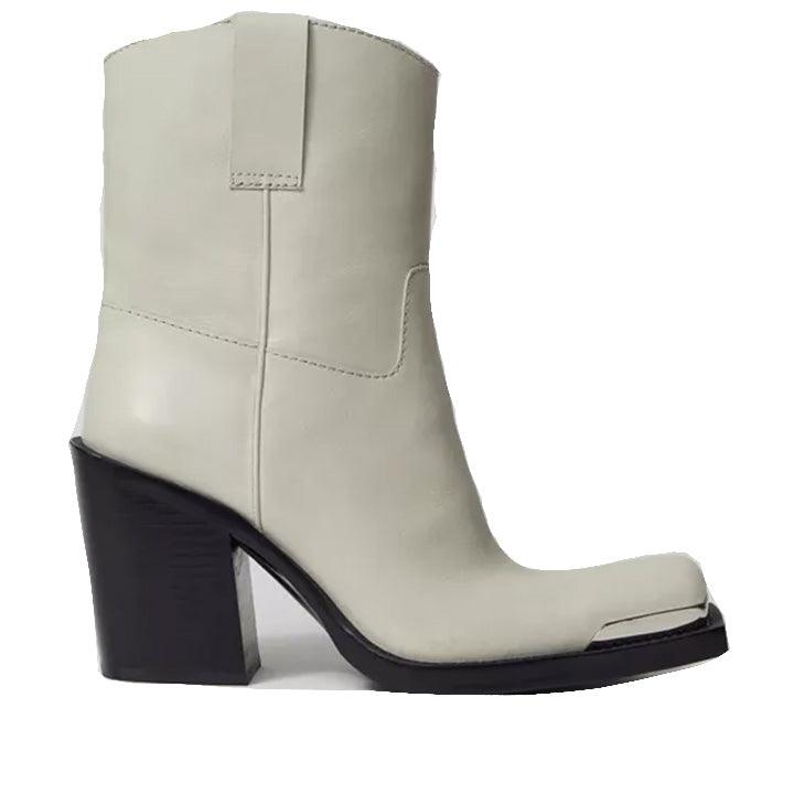 JEFFREY CAMPBELL MYSTERIA IVORY BOOTS - Como Store