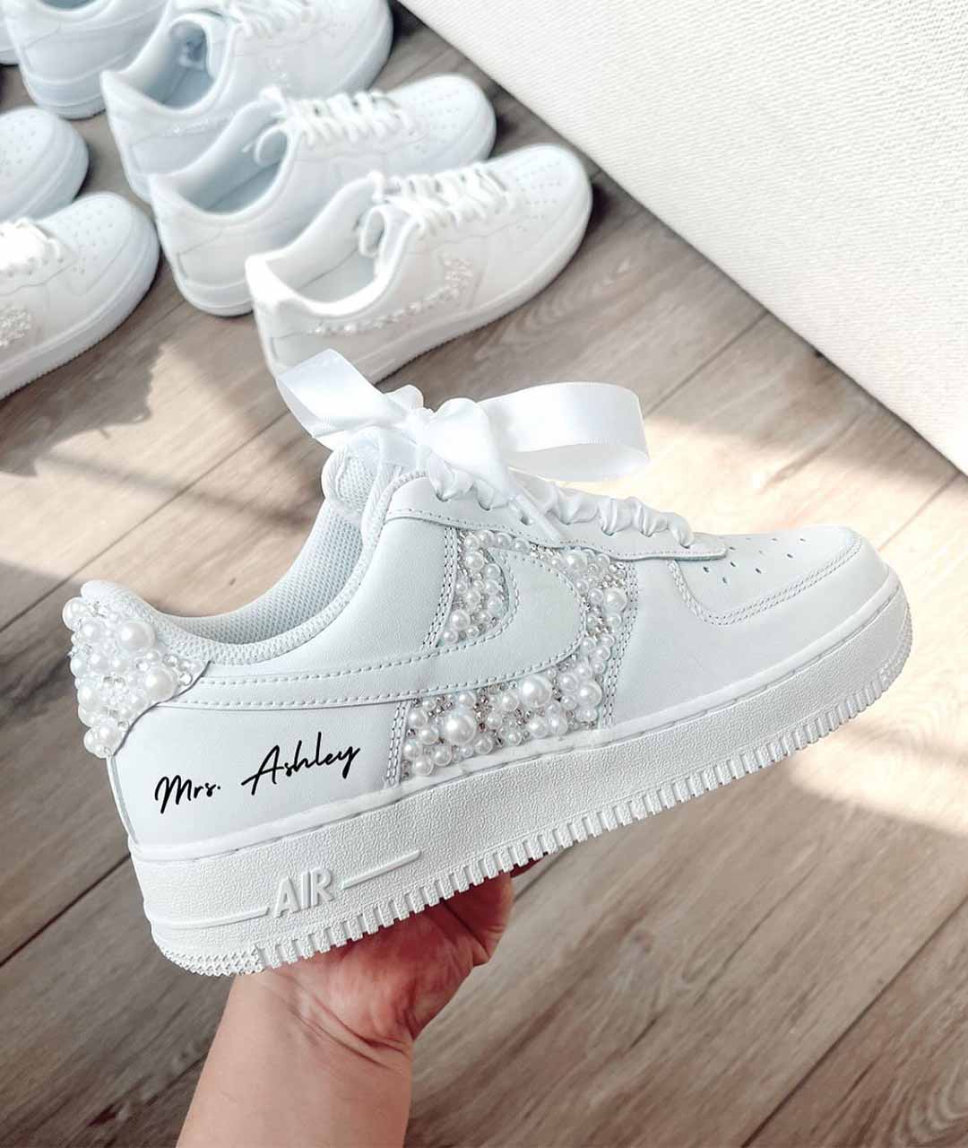 Weeding Af1 Air force 1 wedding shoes 60 photos - Astyledwedding.com