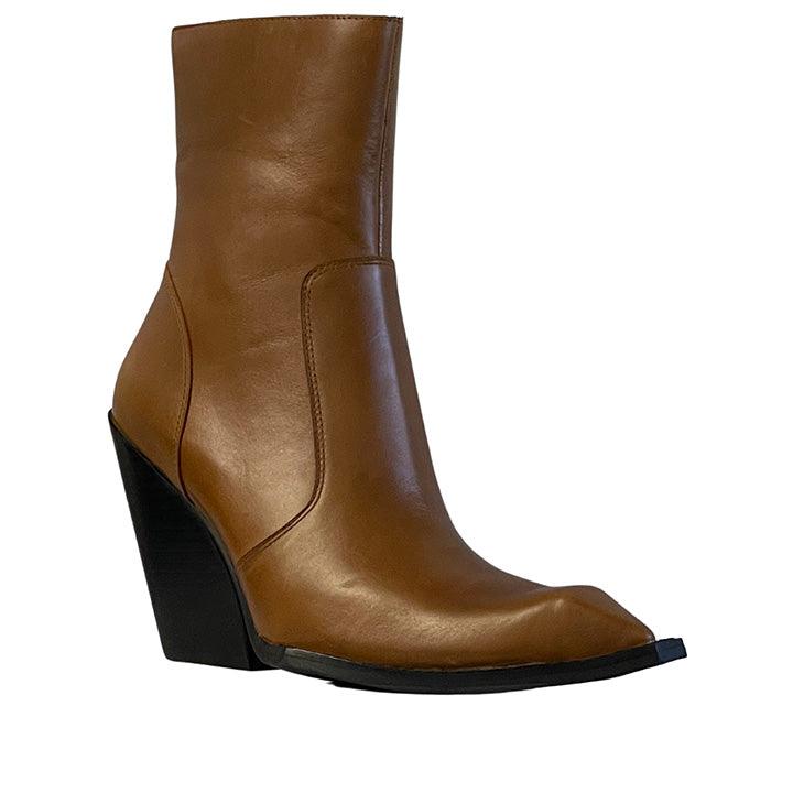 JEFFREY CAMPBELL LOUISVILLE BROWN BOOTS - Como Store