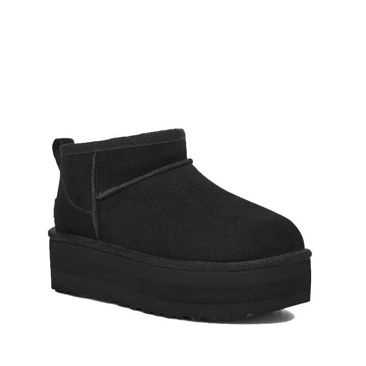 UGG ULTRA MINI BLACK PLATFORM BOOTS - Como Store