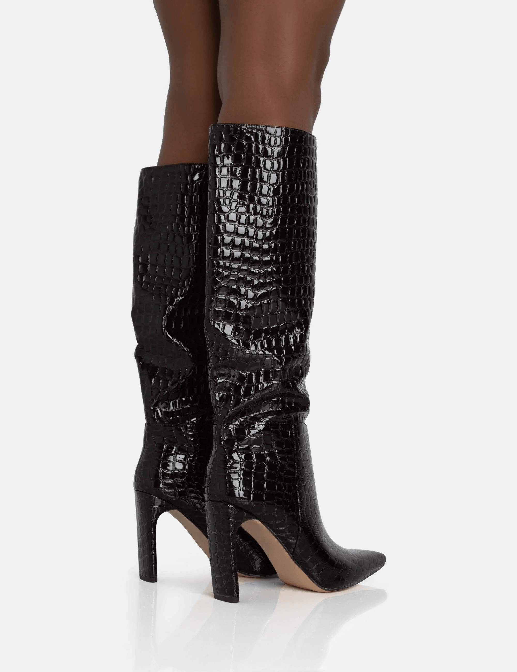 Public desire cheap croc boots