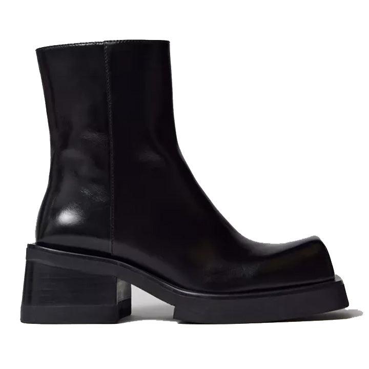 JEFFREY CAMPBELL RESEARCH BLACK BOOTS - Como Store