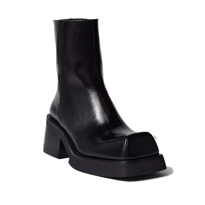 JEFFREY CAMPBELL RESEARCH BLACK BOOTS - Como Store