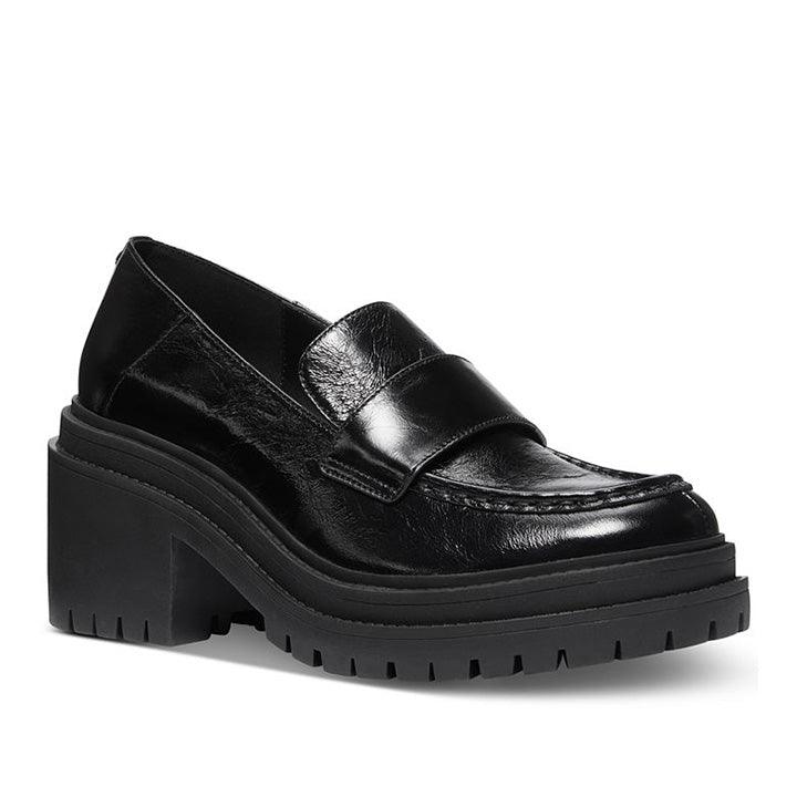 MICHAEL KORS ROCCO BLK HEELED LOAFERS - Como Store