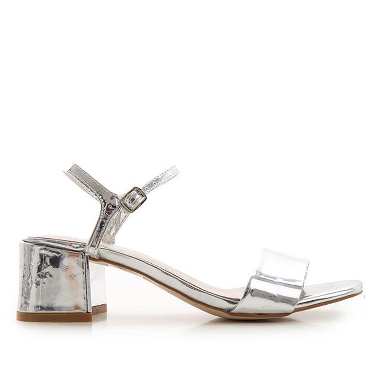KENDALL+KYLIE SIONNE SILVER SANDALS - Como Store