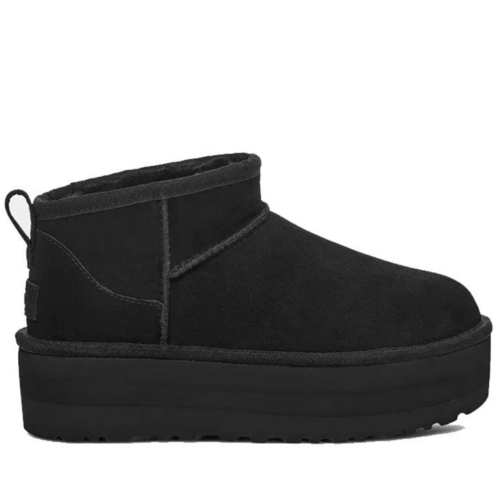 UGG ULTRA MINI BLACK PLATFORM BOOTS - Como Store