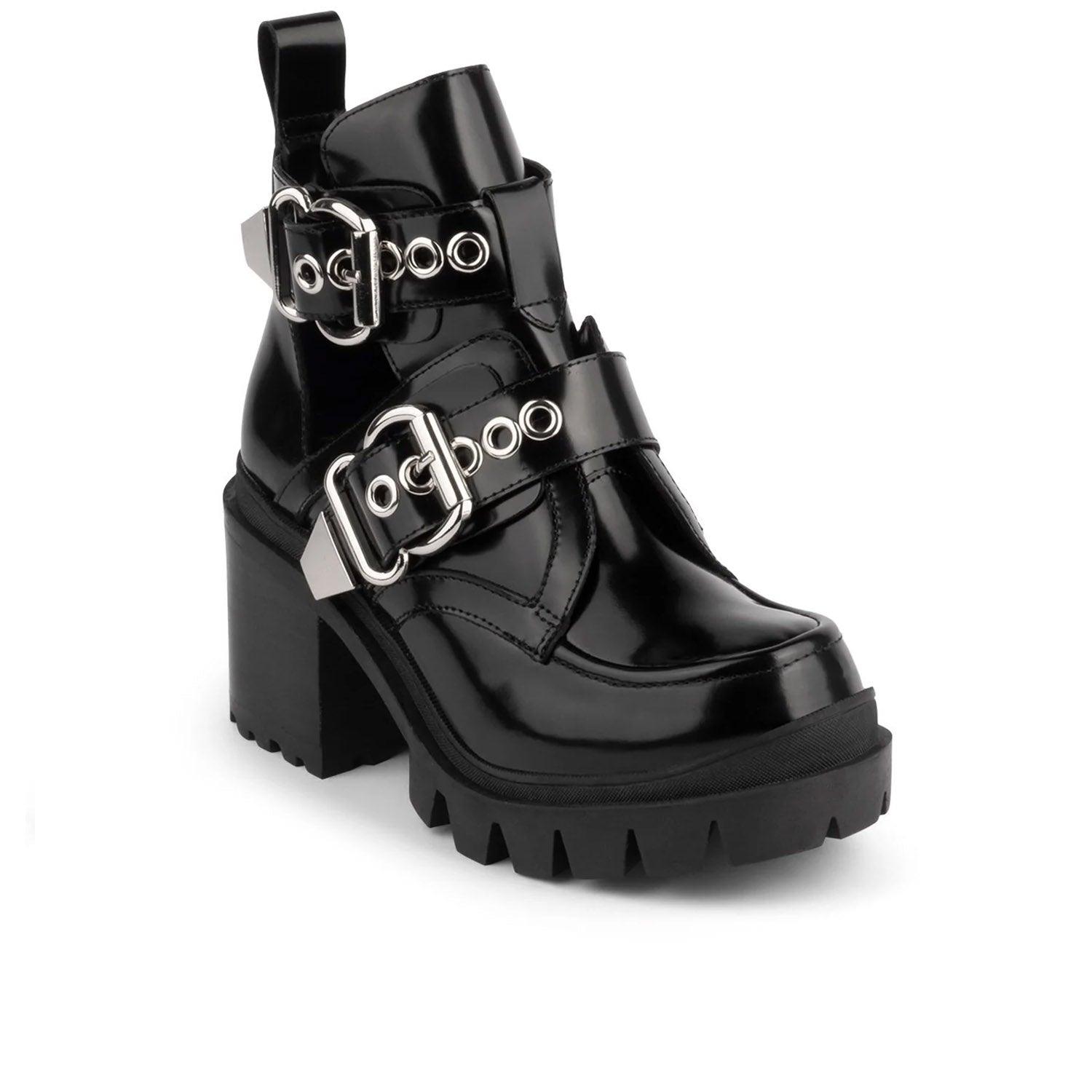 Jeffrey campbell craven 2025 buckle strap bootie