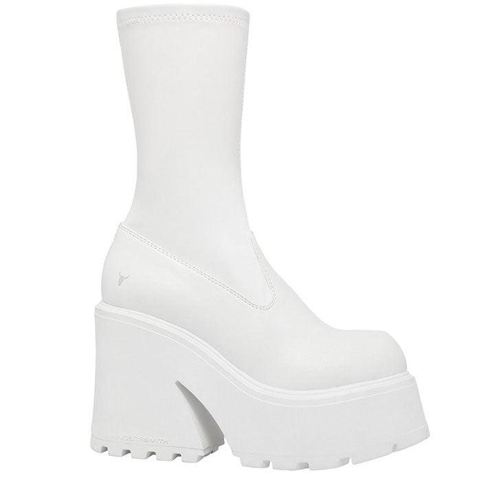 WINDSOR SMITH DOUBT WHITE BOOTS - Como Store