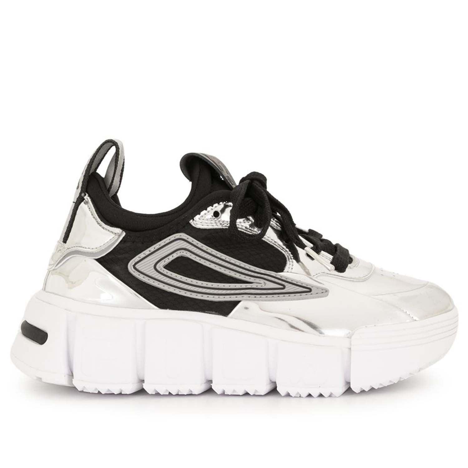 Buy Ideal Fila King Silver Black Shoes Online At Affordable Price