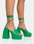 PUBLIC DESIRE - ORCHID GREEN HEELS - Como Store