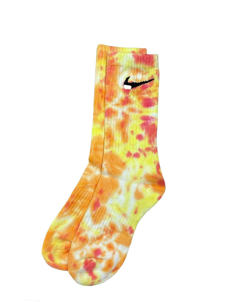 NIKE YELLOW RED OMBRE SOCKS - Como Store