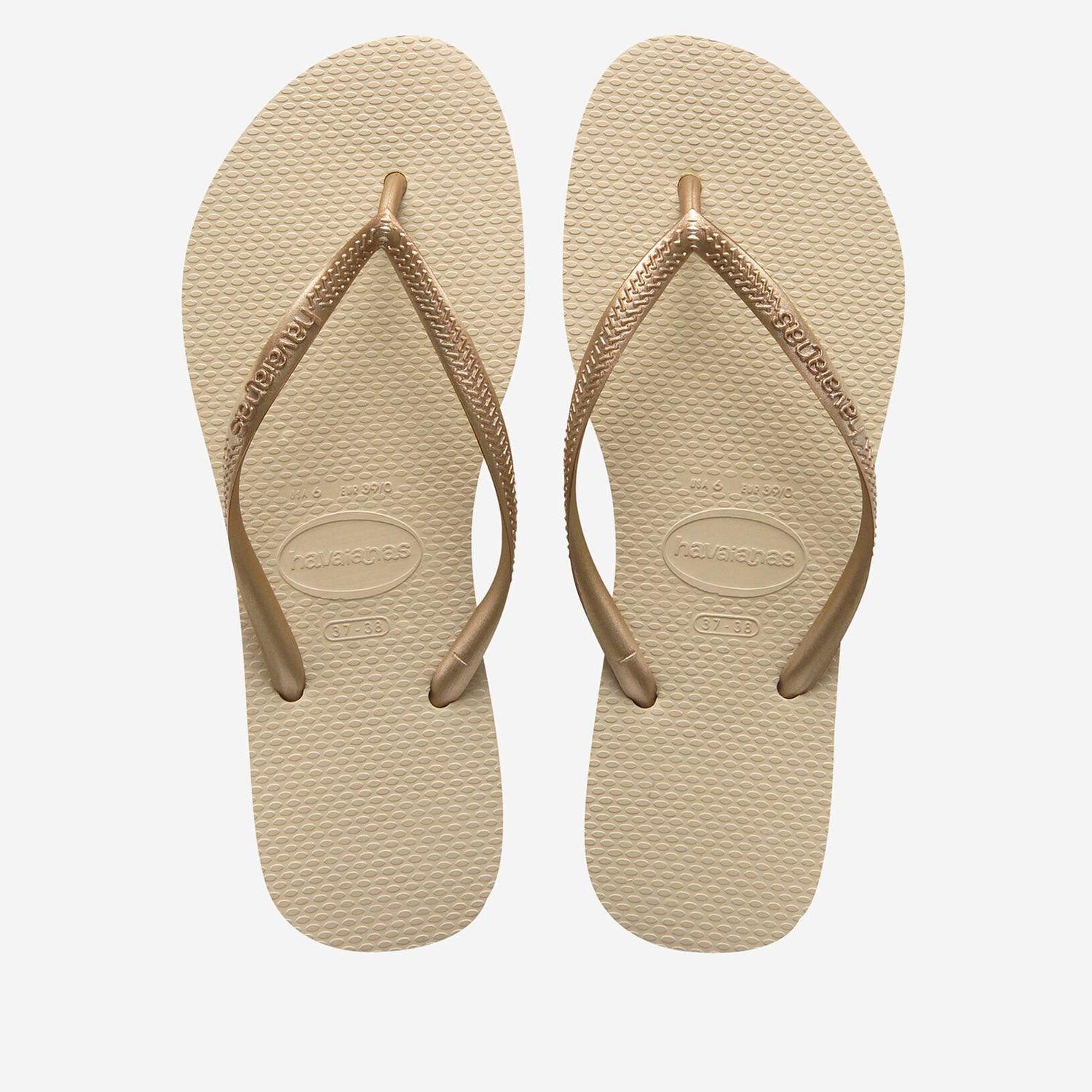 HAVAIANAS SLIM AREIA/DOUR FC SAND GREY/LIGHT - Como Store