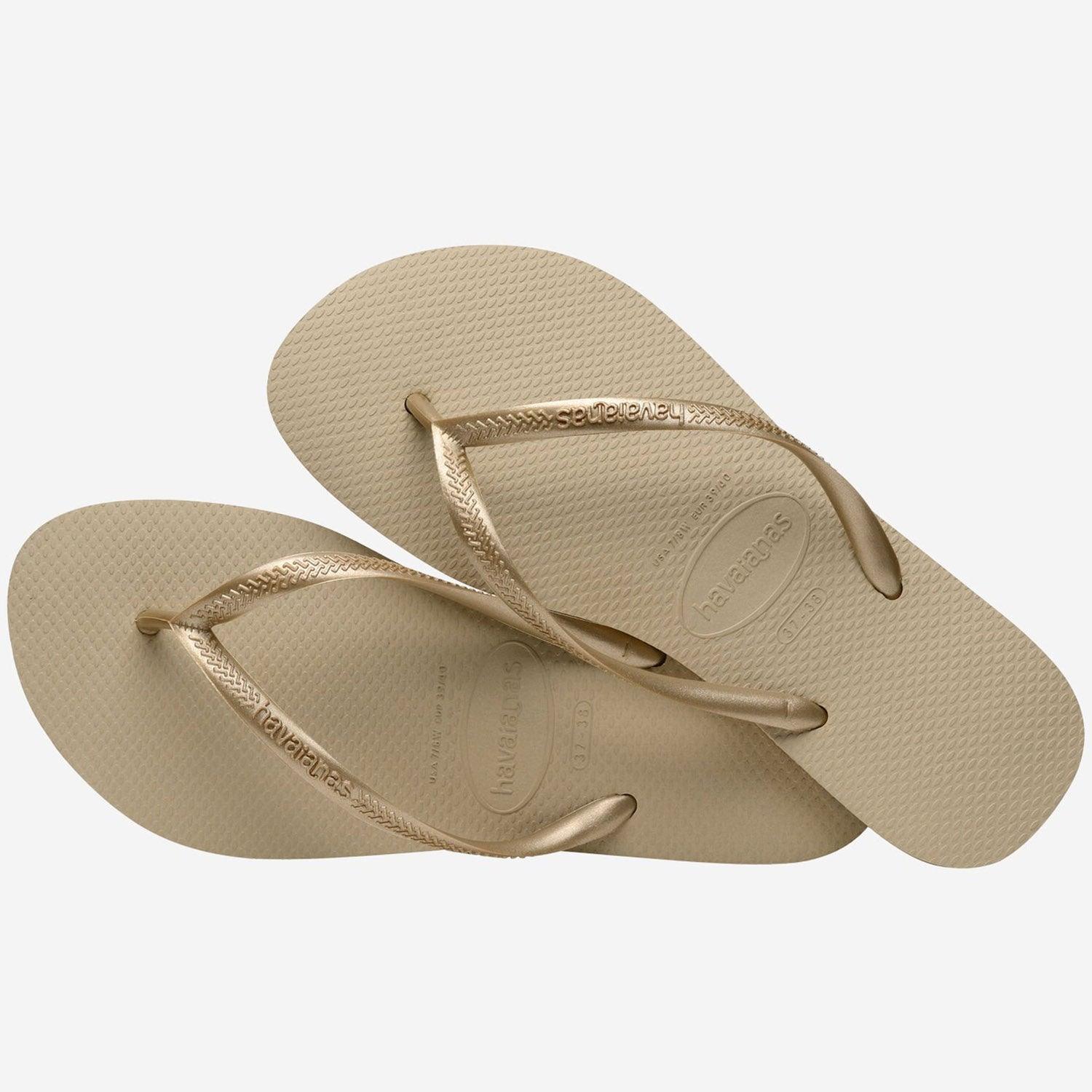 HAVAIANAS SLIM AREIA/DOUR FC SAND GREY/LIGHT - Como Store
