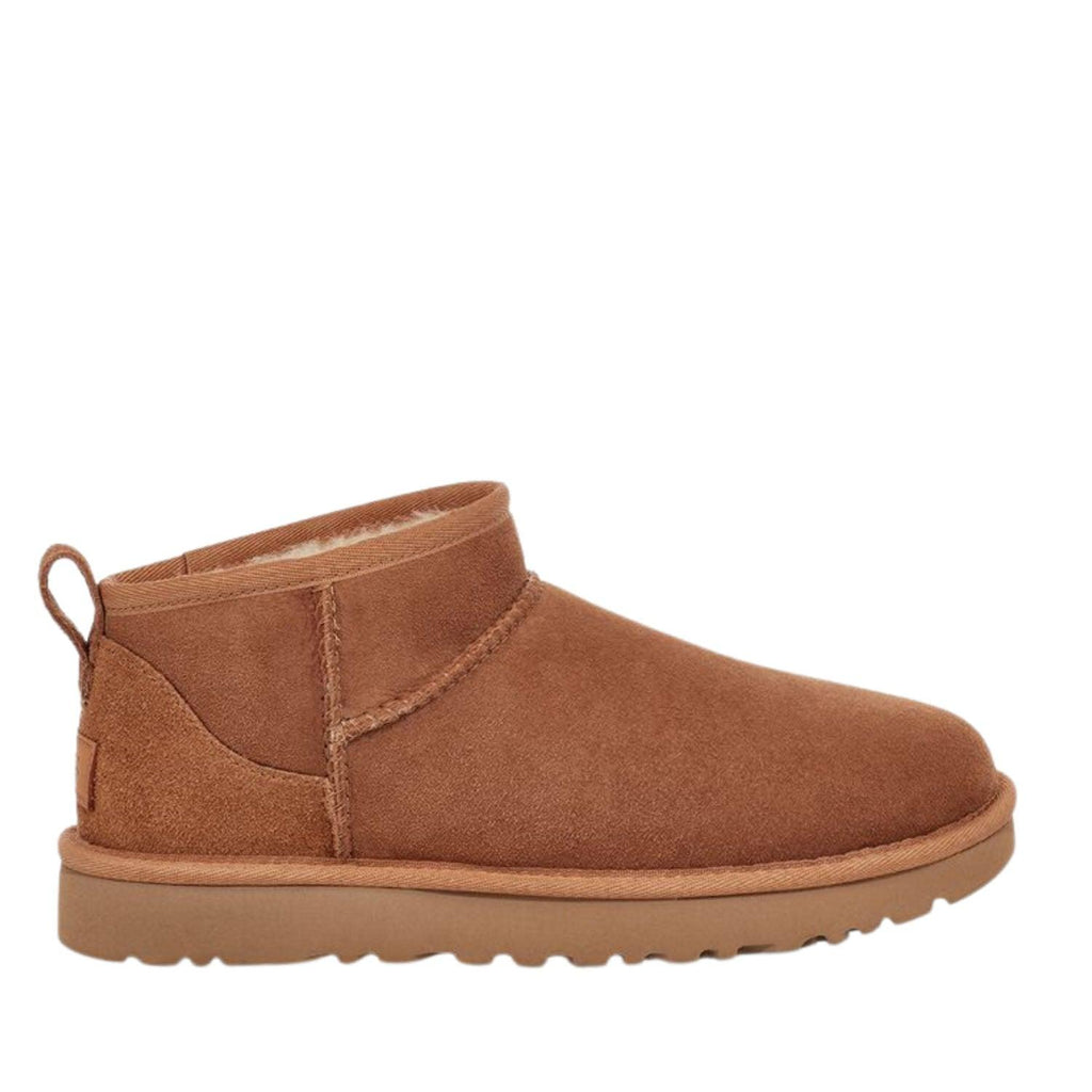 UGG CLASSIC ULTRA MINI CHESTNUT BOOTS - Como Store