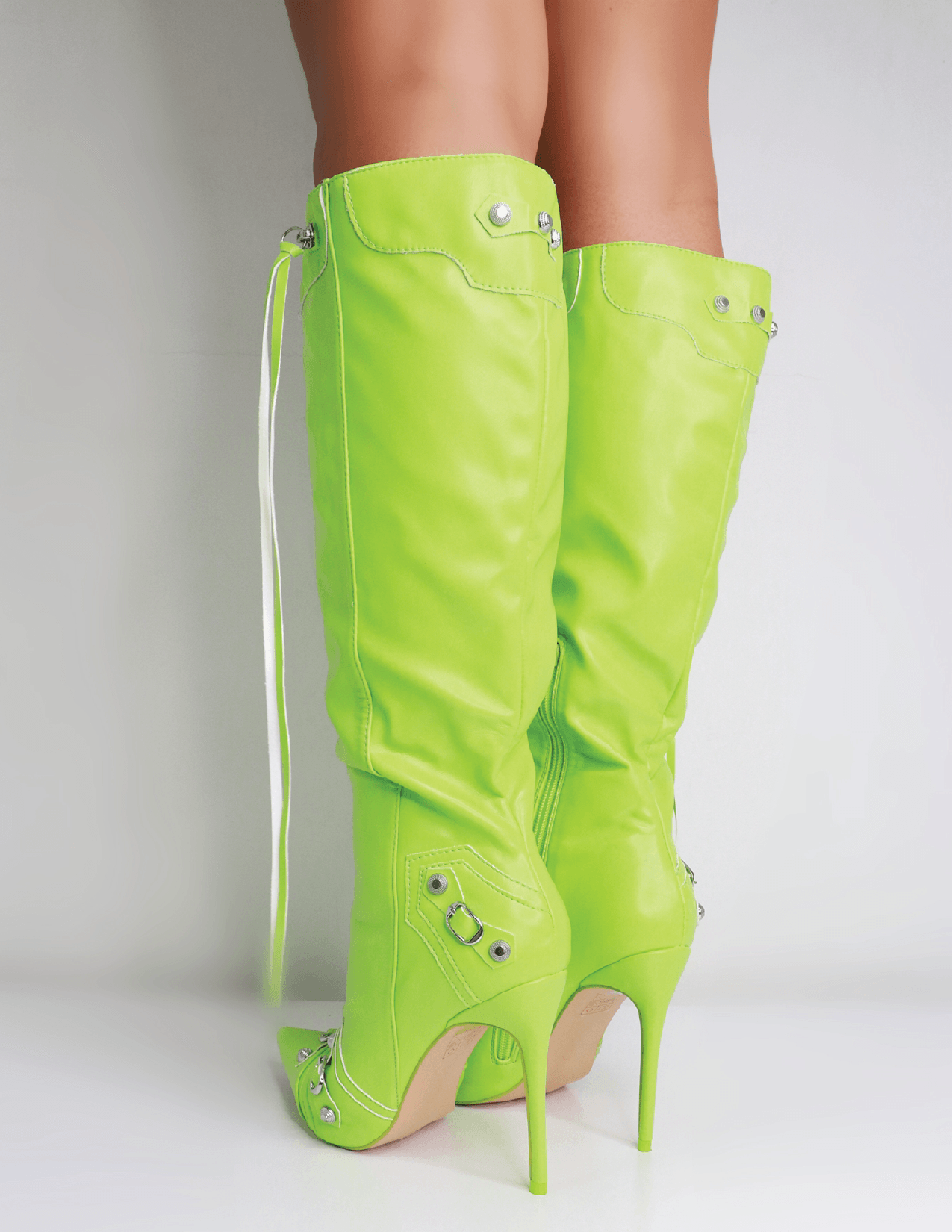 PUBLIC DESIRE - CARDI - LIME PU - Como Store