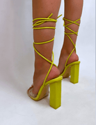 PUBLIC DESIRE - DATE NIGHT LIME HEELS - Como Store