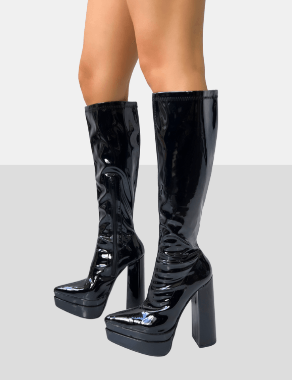 PUBLIC DESIRE END GAME BLACK PATENT - Como Store