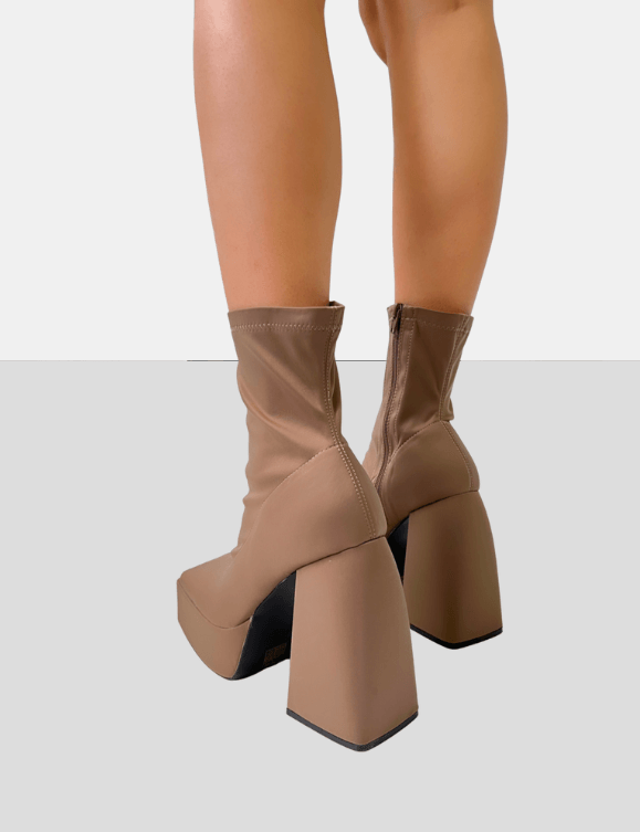 PUBLIC DESIRE CHARLIE TAUPE NYLON - Como Store