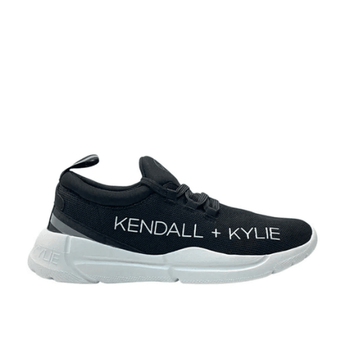 KENDALL + KYLIE EQUATOR BLACK SNEAKERS - Como Store