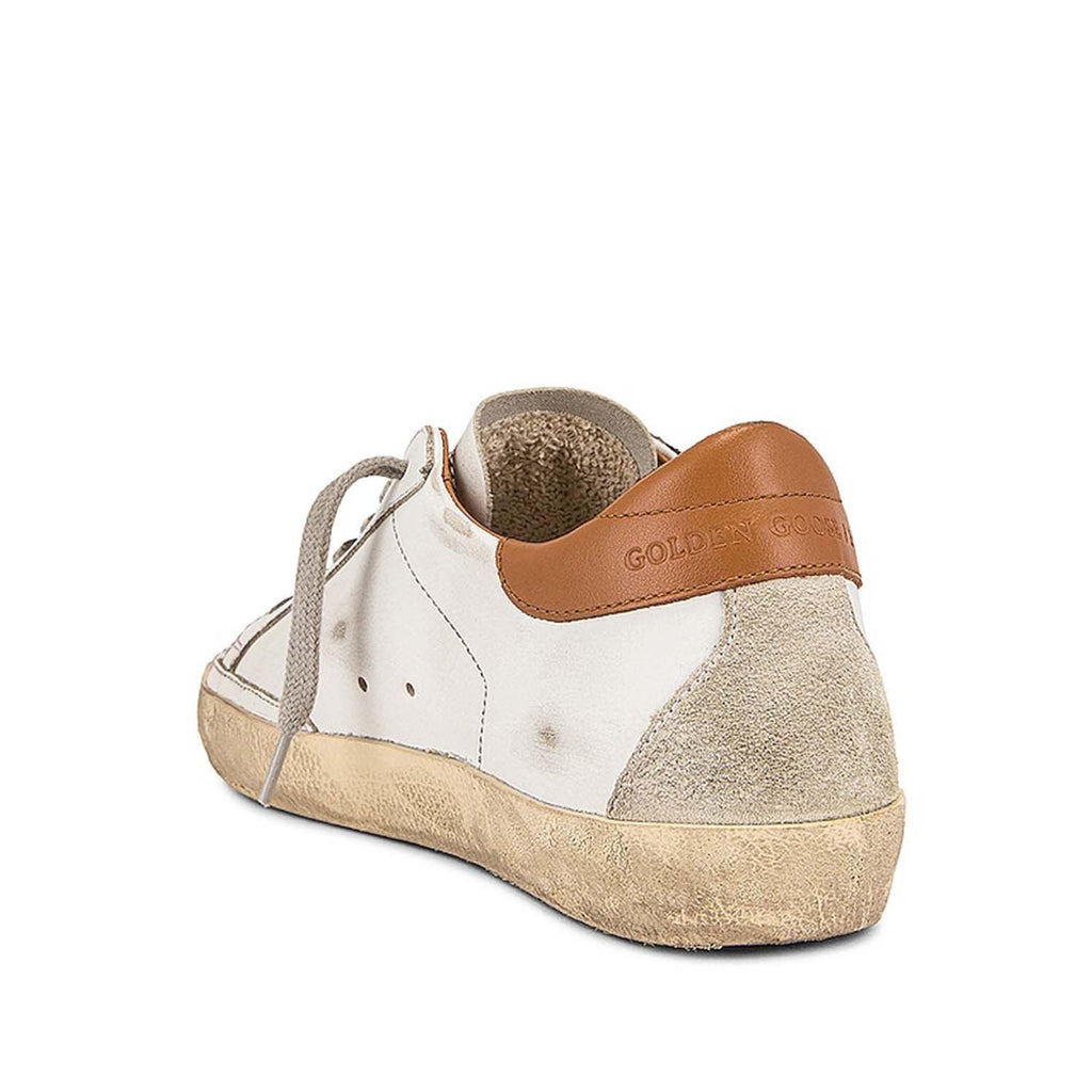 GOLDEN GOOSE SUPERSTAR WHITE BROWN - Como Store