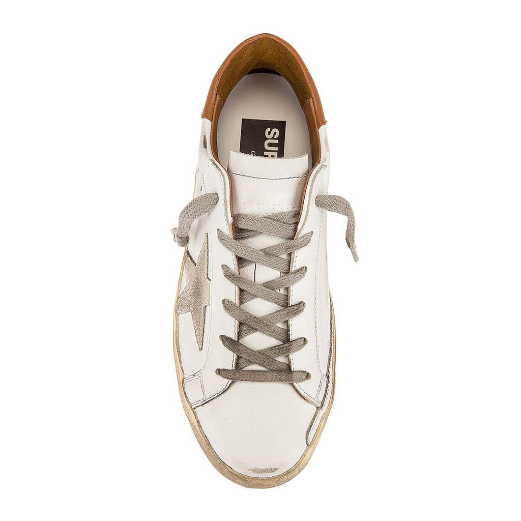 GOLDEN GOOSE SUPERSTAR WHITE BROWN - Como Store