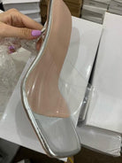 SHEIN TRANSPARENT DIAMOND HEEL - Como Store