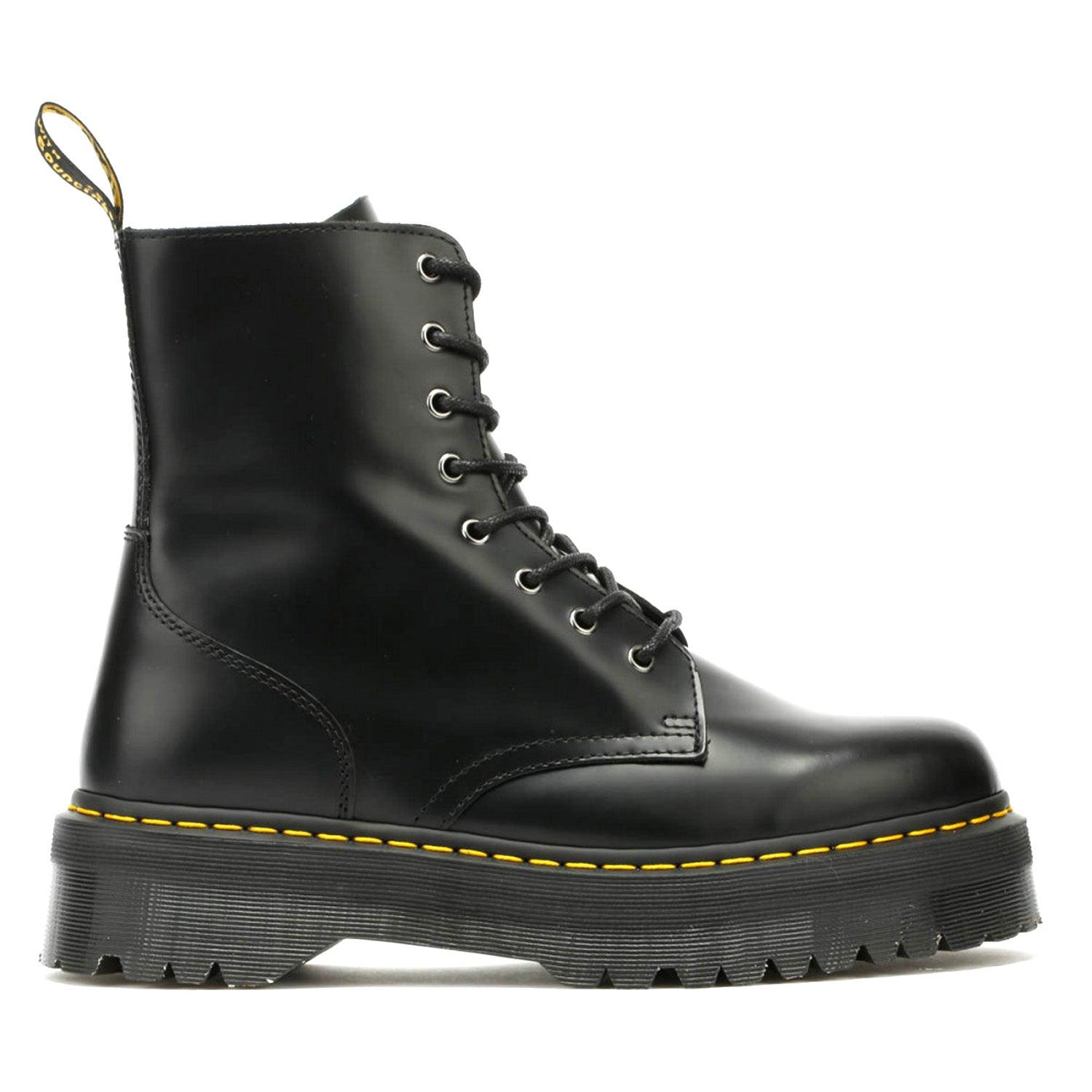 DR. MARTENS JADON 8 EYE BLACK BOOTS - Como Store