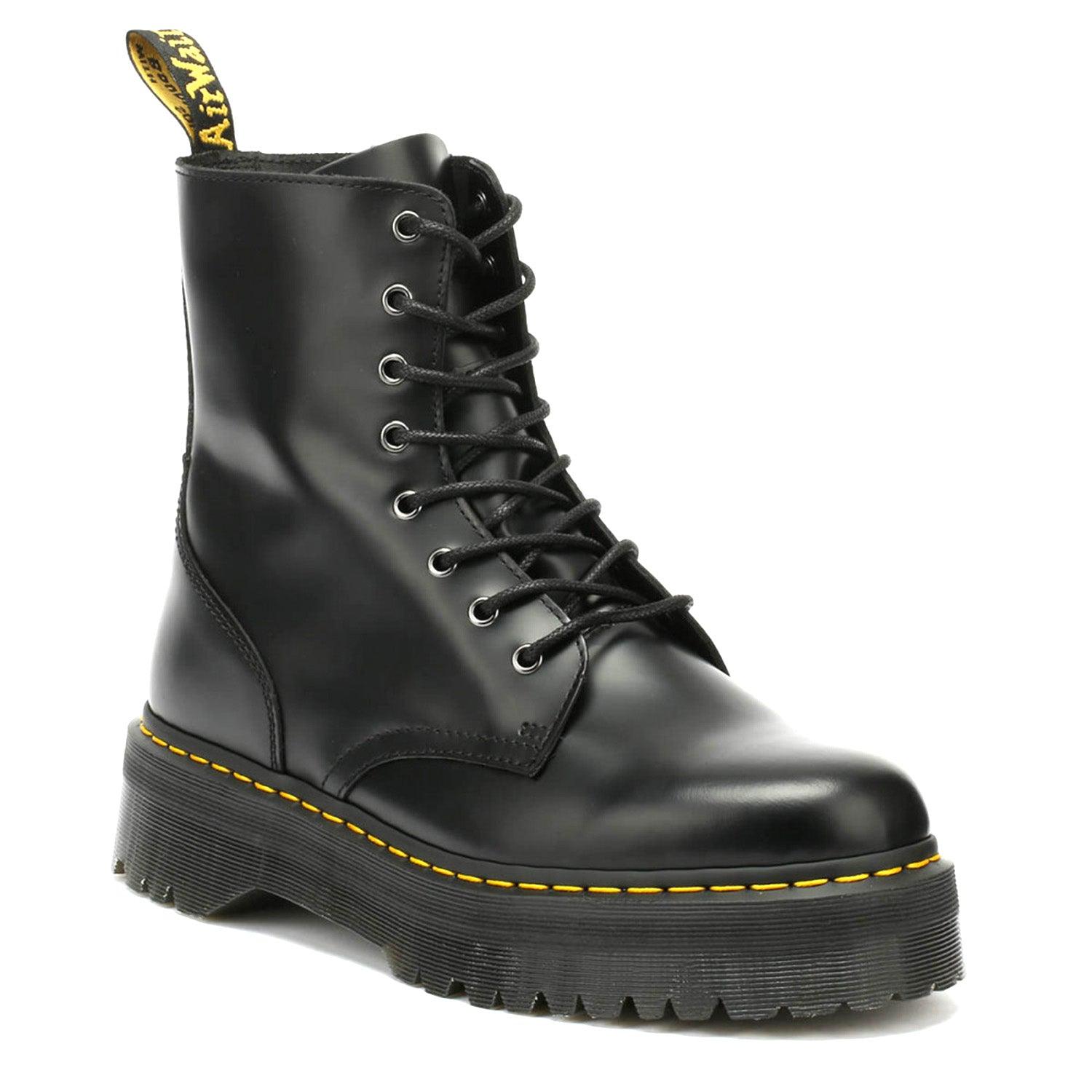DR. MARTENS JADON 8 EYE BLACK BOOTS - Como Store
