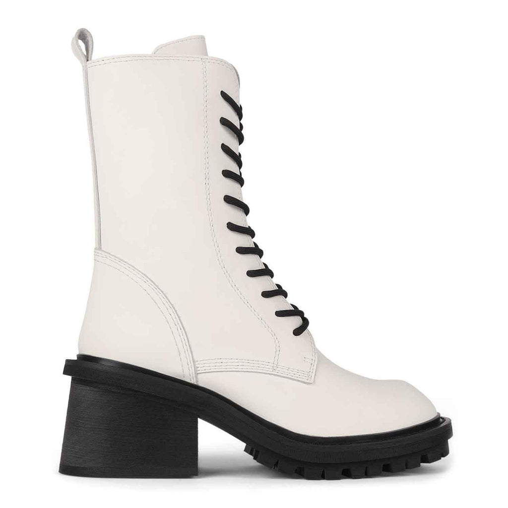 JEFFREY CAMPBELL ANNEXED WHITE BOOTS - Como Store