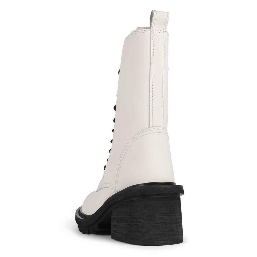 JEFFREY CAMPBELL ANNEXED WHITE BOOTS - Como Store