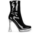 JEFFREY CAMPBELL - BEL AIR BLACK BOOTS - Como Store