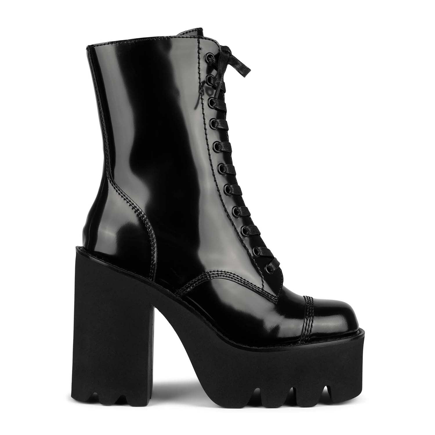 Jeffrey Campbell VIKING-2 BLACK BOOTS