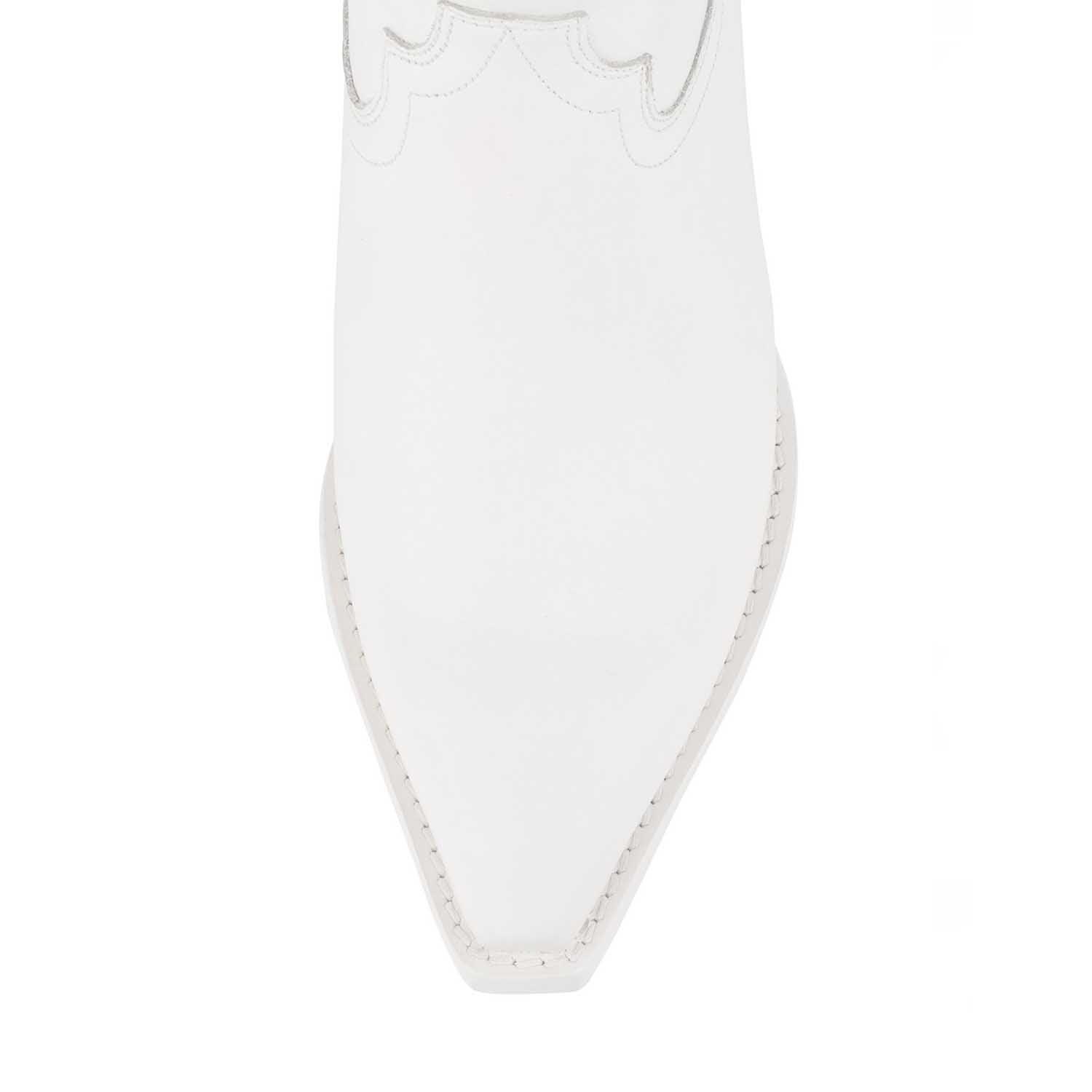 Jeffrey Campbell DAGGET WHITE BOOTS - Como Store