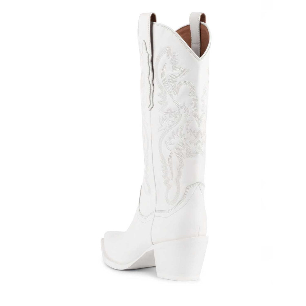 Jeffrey Campbell DAGGET WHITE BOOTS - Como Store