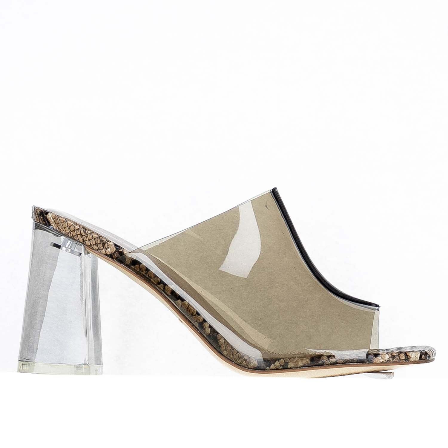 KENDALL + KYLIE CALI SMOKE PVC SANDAL - Como Store
