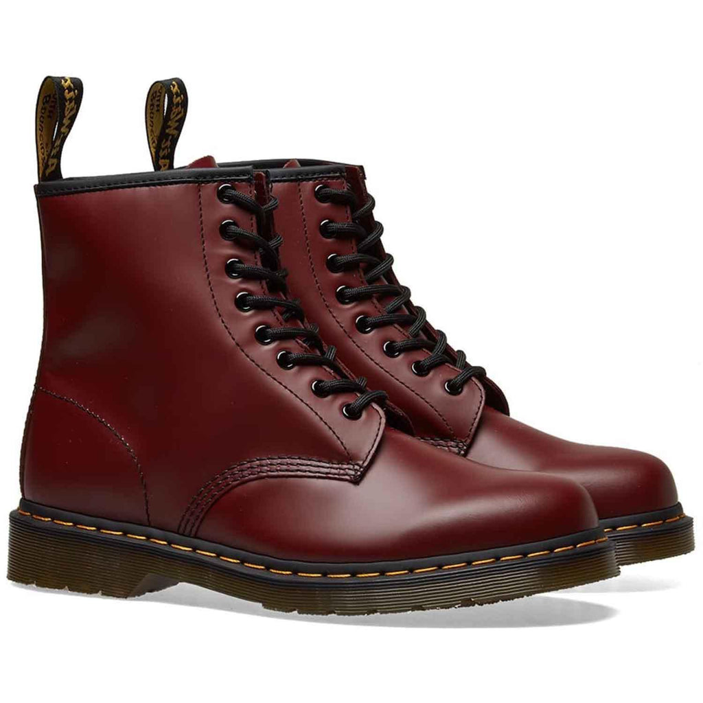 DR.MARTENS 1460 CHERRY RED BOOTS - Como Store