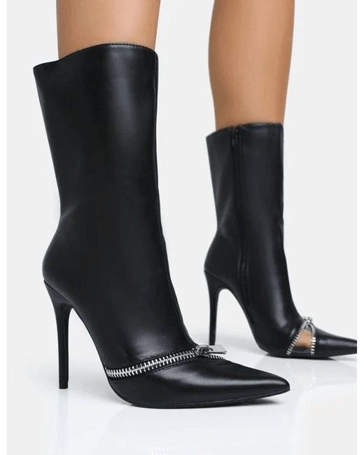 Public desire clearance black ankle boots