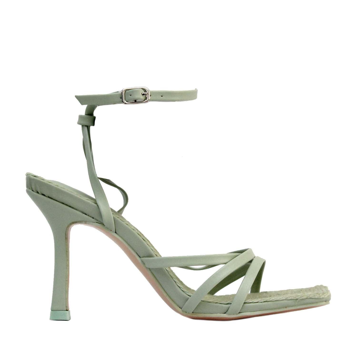 PUBLIC DESIRE MADEMOISELLE MINT GREEN HEELS - Como Store