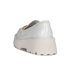 JEFFREY CAMPBELL SKOOLED WHITE LOAFERS - Como Store