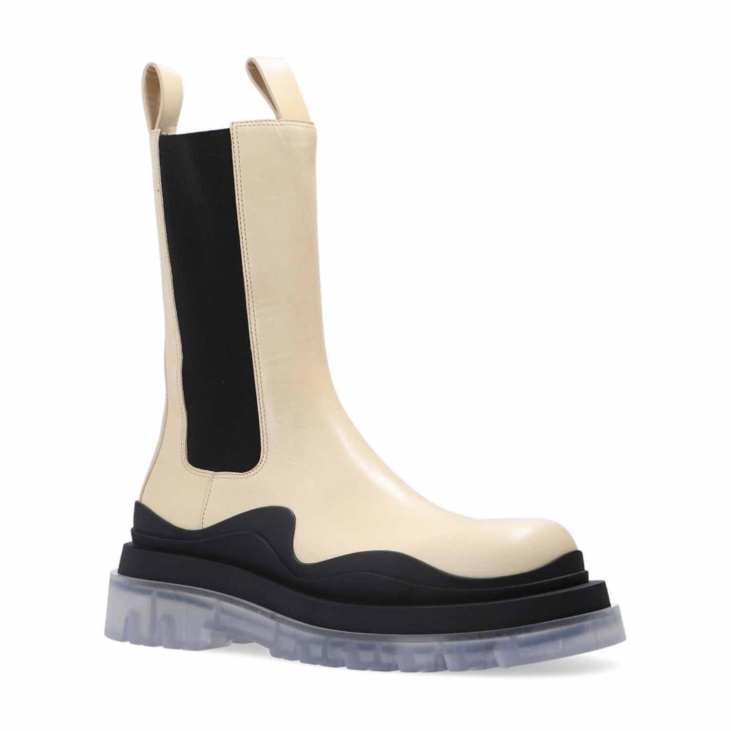 STUDIO ITALIA CHUNKY BEIGE BOOTS - Como Store