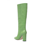 STUDIO ITALIA GREEN CROCO BOOTS - Como Store