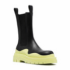 STUDIO ITALIA BLACK / LIGHT GREEN CHUNKY BOOTS - Como Store