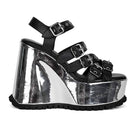 JEFFREY CAMPBELL - VOIDOID SILVER HEELS - Como Store