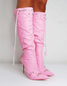 PUBLIC DESIRE - CARDI - PINK PU - Como Store